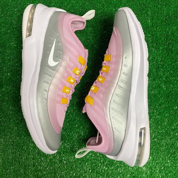 Nike Air Max Axis Low GS Kids Athletic Shoes Gray Pink AH5222-604 NEW Sz 7Y - Picture 2 of 11